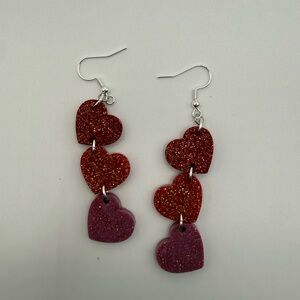 Handmade resin earrings